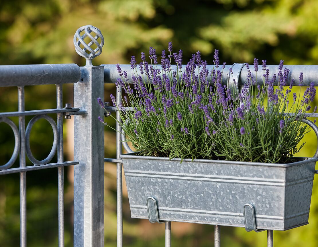Blumenkästen am Balkongeländer befestigen – das sollten Sie beachten