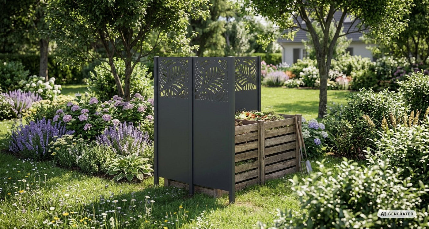 Kompost im Garten verstecken: So gelingt es stilvoll mit dem passenden Sichtschutz
