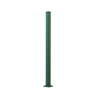 Pfosten zum Aufschrauben für Gartentore | Pulverbeschichtet Sonderfarbe RAL 6005 Moosgrün