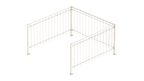 Geländer Ancona als 3D-Modell | Pulverbeschichtet Sonderfarbe RAL 9010 Reinweiß