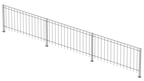 Geländer Padua als 3D-Modell | Feuerverzinkt