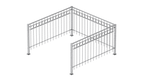 Geländer Belluno als 3D-Modell | Feuerverzinkt