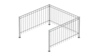 Geländer Padua als 3D-Modell | Feuerverzinkt