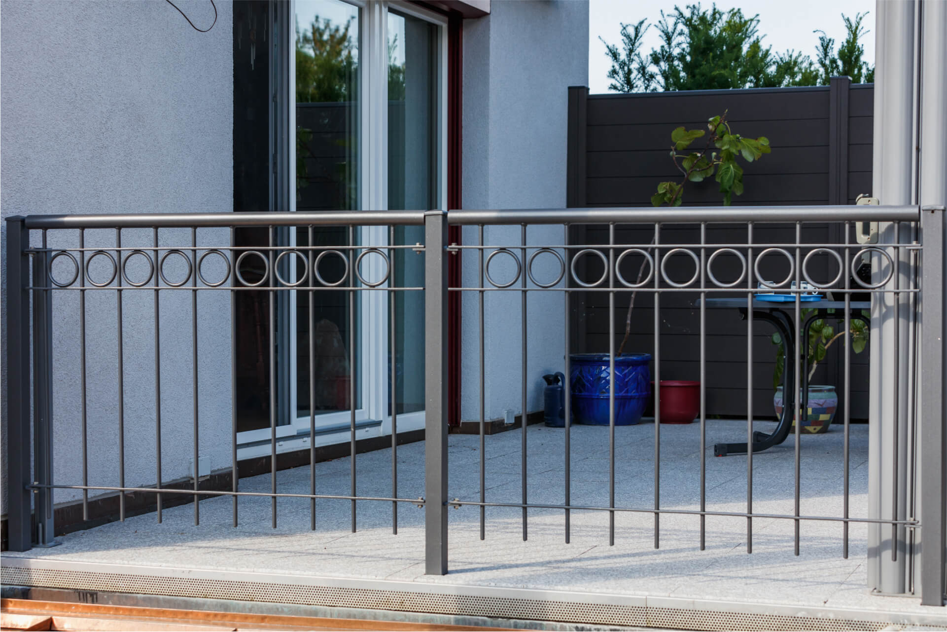 Geländer Belluno | pulverbeschichtet anthrazit