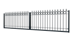 Tor Belluno 3D Modell | Pulverbeschichtete Sonderfarbe RAL 9005 Tiefschwarz