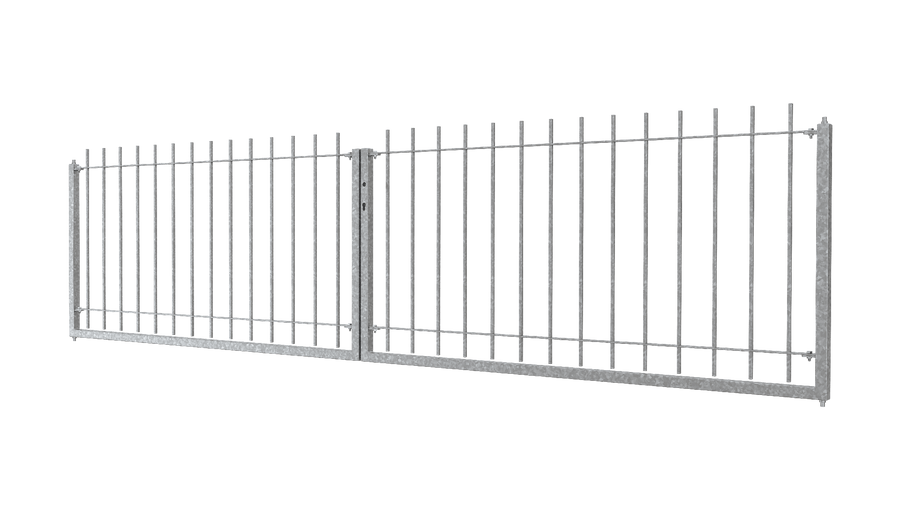 Zweiflügeliges Tor Padua als 3D Modell | Feuerverzinkt
