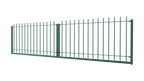 Zweiflügeliges Tor Padua | Pulverbeschichtet Sonderfarbe RAL 6005 Moosgrün