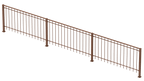 Geländer Ancona als 3D-Modell | Unbeschichtet