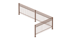 Geländer Belluno als 3D-Modell | Unbeschichtet