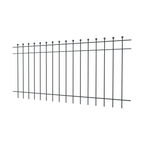 Zaun Como | Pulverbeschichtet RAL 7016 Anthrazitgrau
