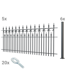 Zaun Set 10 m Lugano