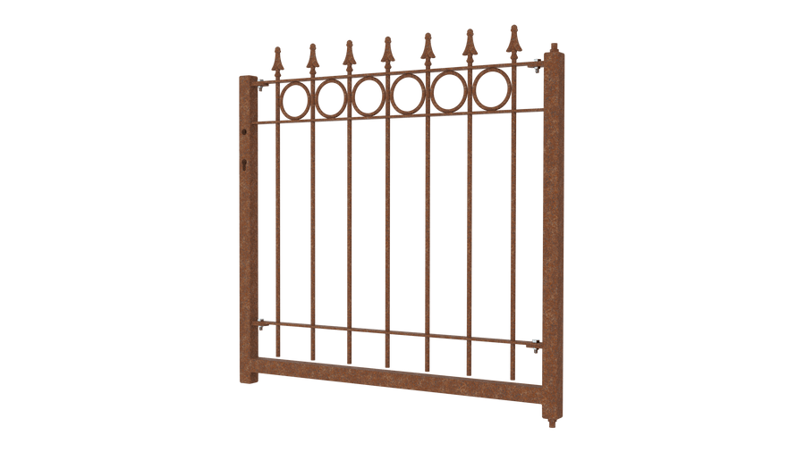 Gartentor Belluno 3D Modell | Unbeschichtet