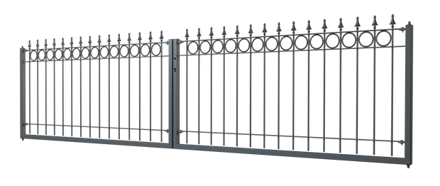 Tor Belluno 3D Modell | Pulverbeschichtet Anthrazit